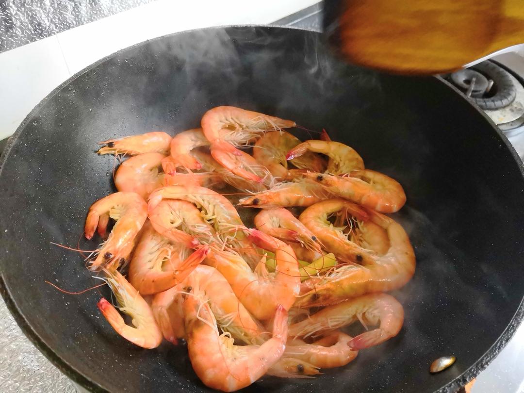 清炒基围虾的做法