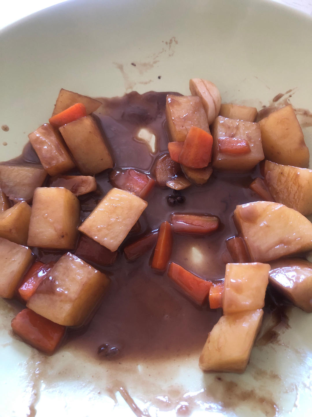 可乐鸡翅炖土豆