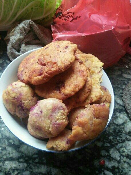 梦茹一生做的地瓜饼红薯饼 普通面粉版