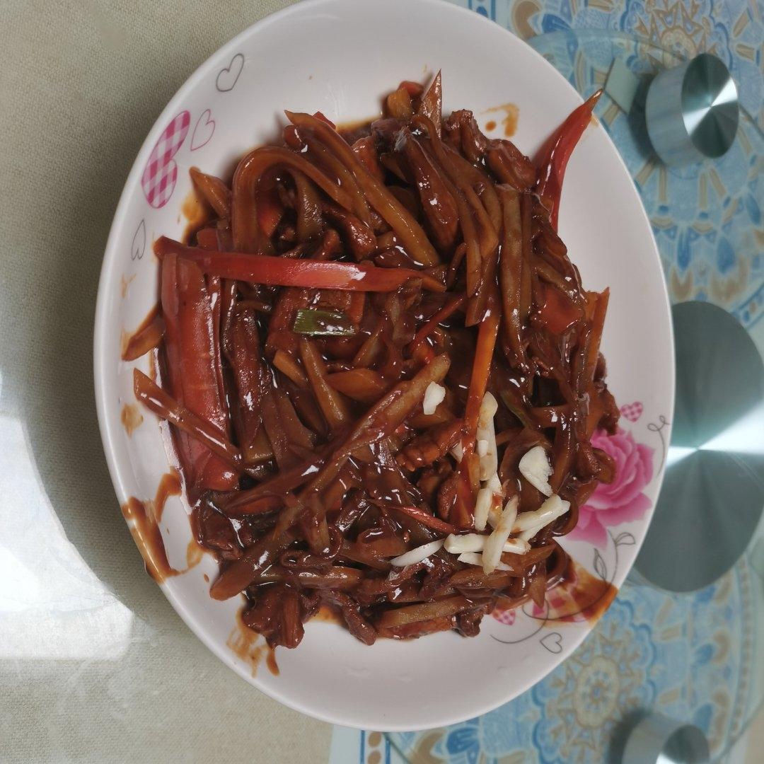 土豆丝炒肉
