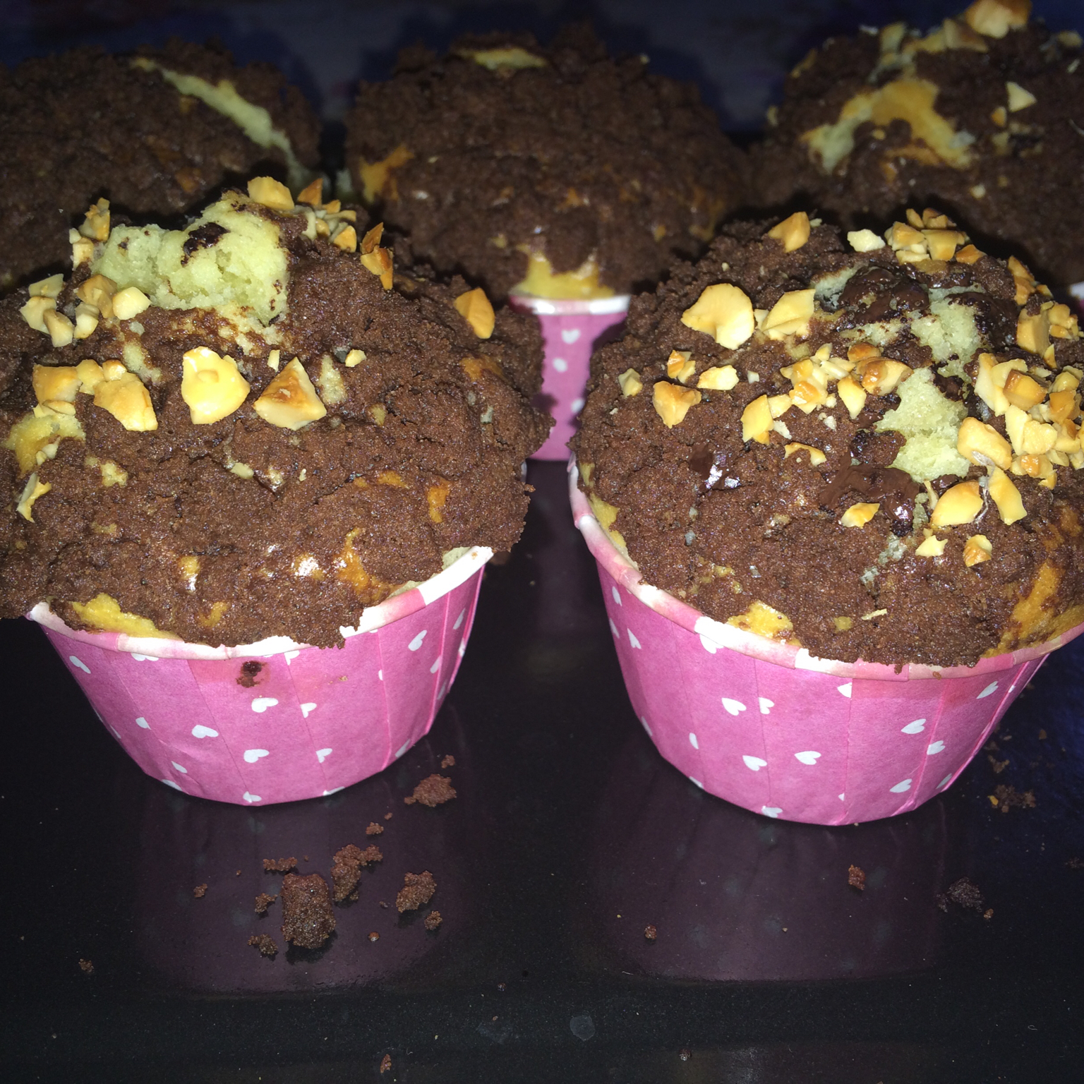 巧克力酥顶玛芬蛋糕 Choc Chip Muffins