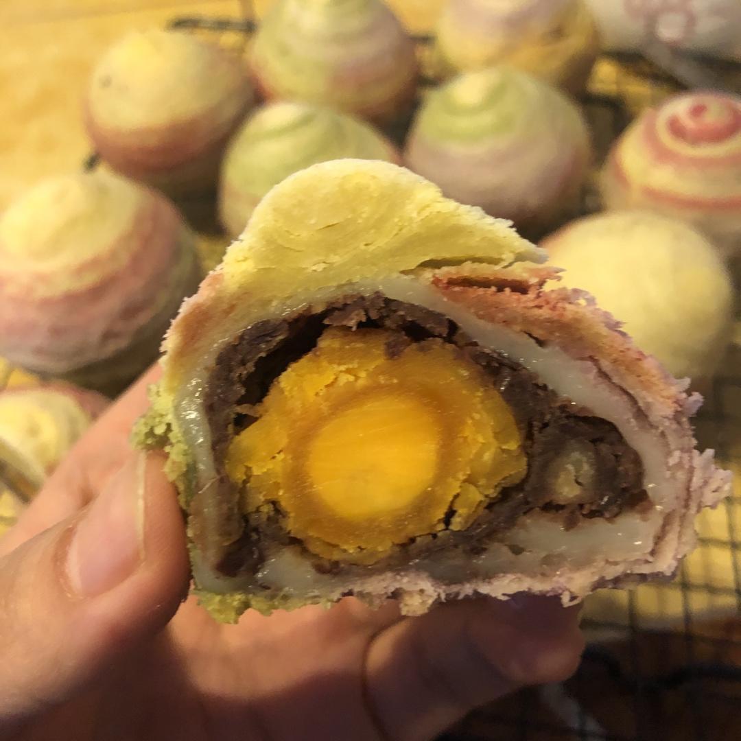史上最详细彩色蛋黄酥教程