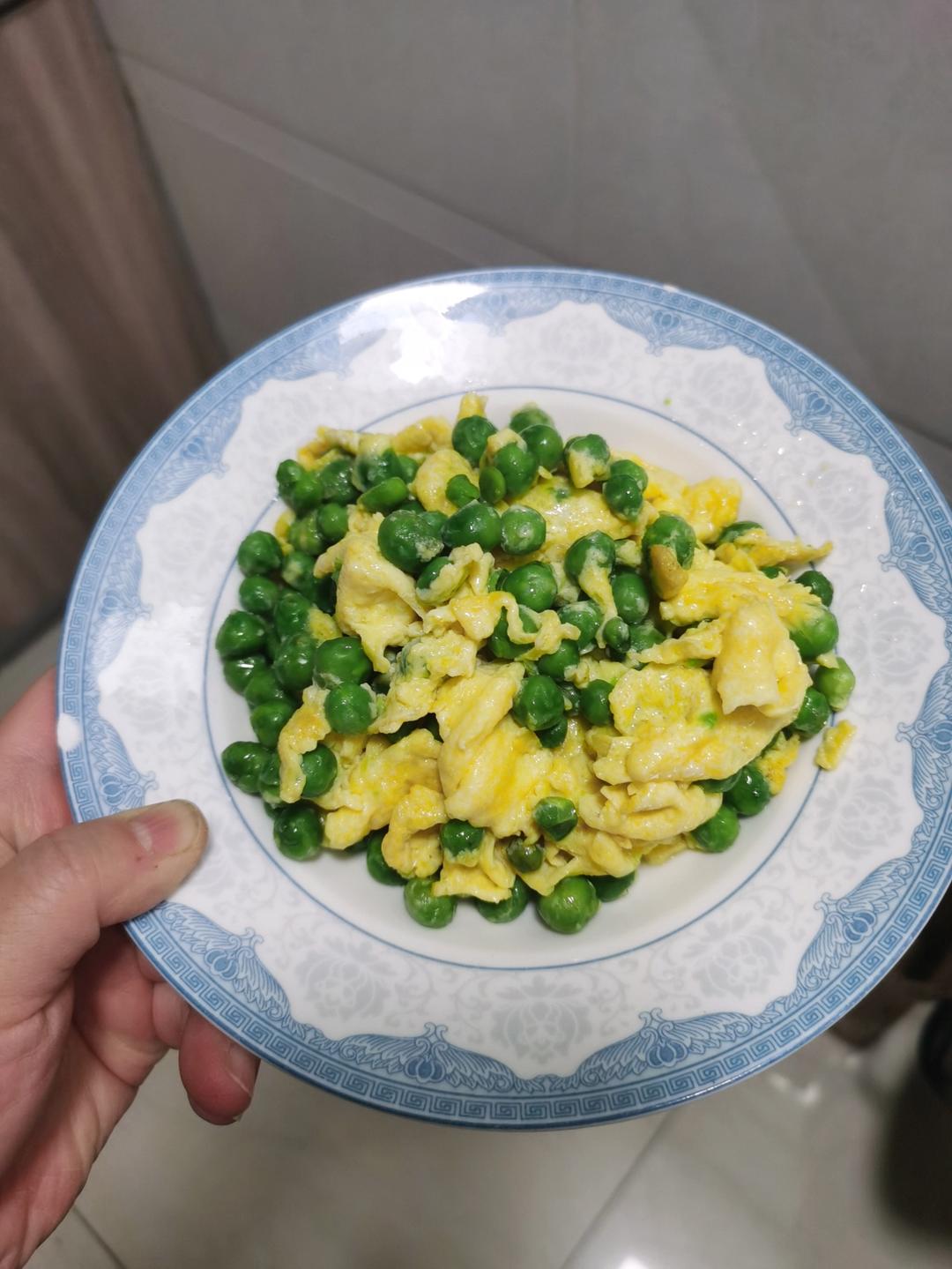 青豆炒蛋