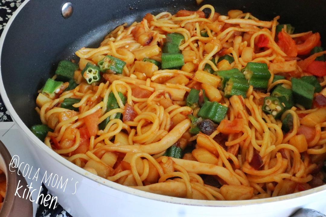 香辣番茄炒意面