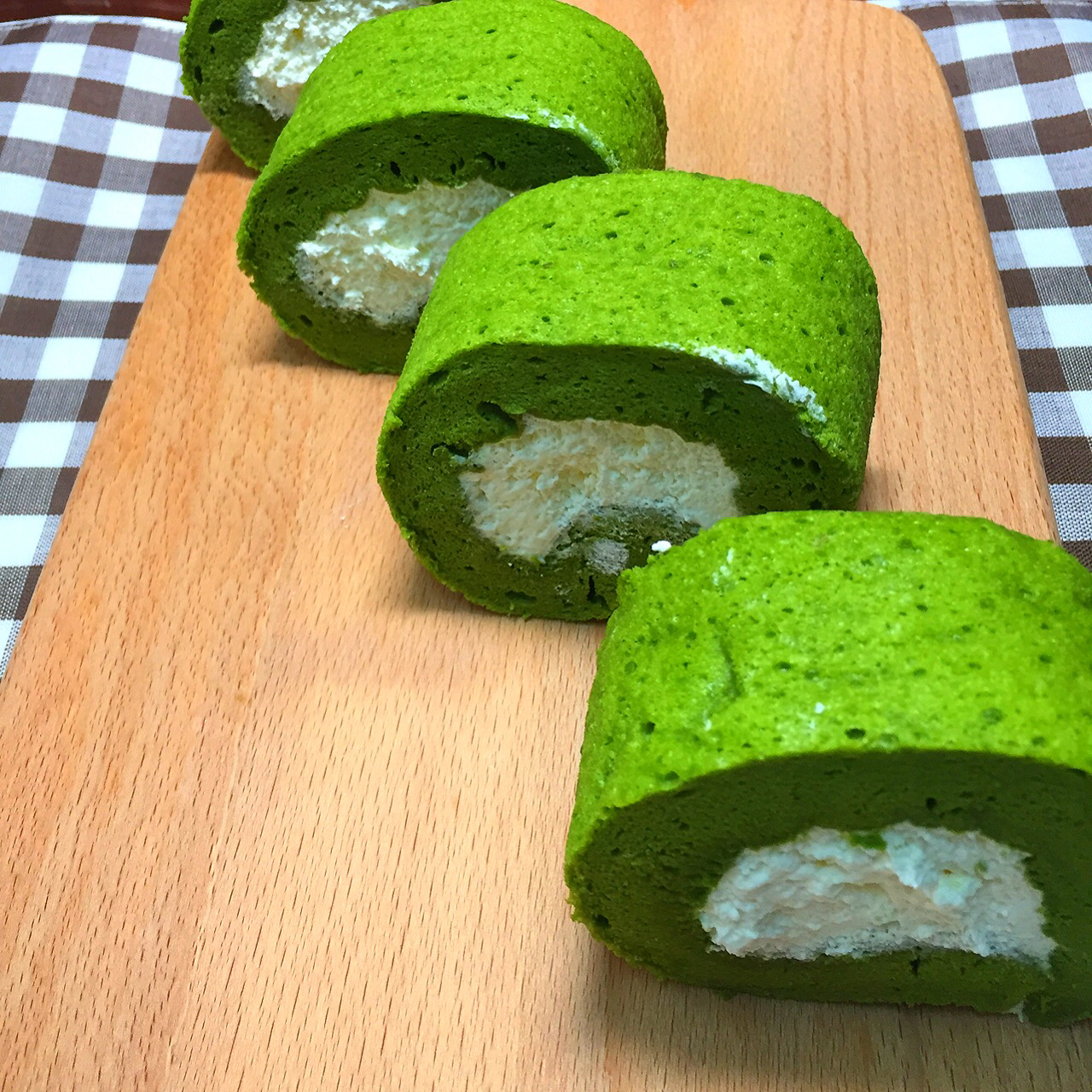 抹茶奶油卷