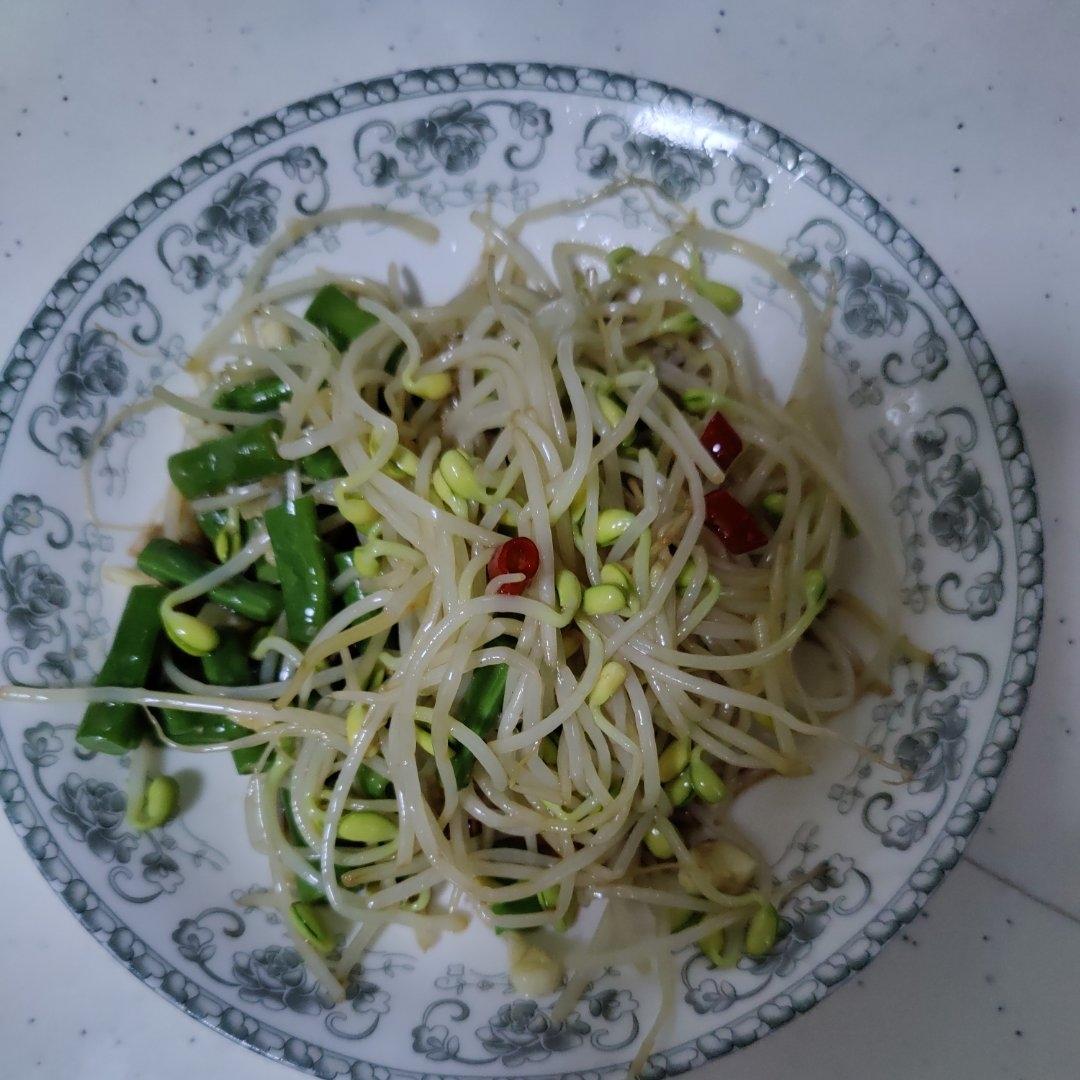 凉拌豆芽