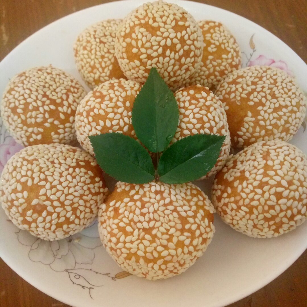 黄金球之一（南瓜芝麻球）