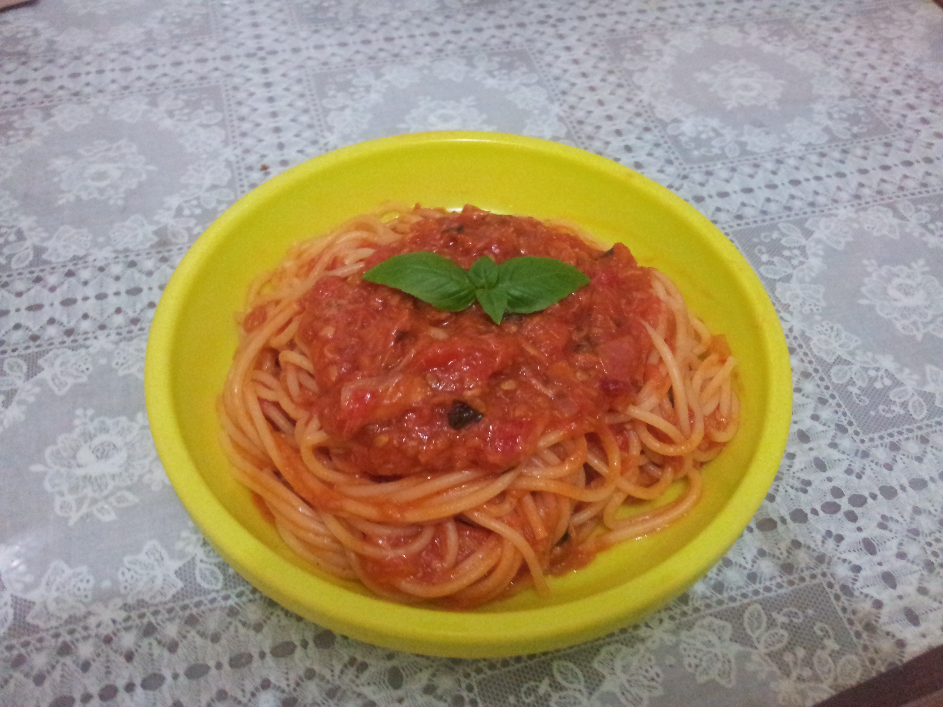 番茄金枪鱼意面（简易食材版）