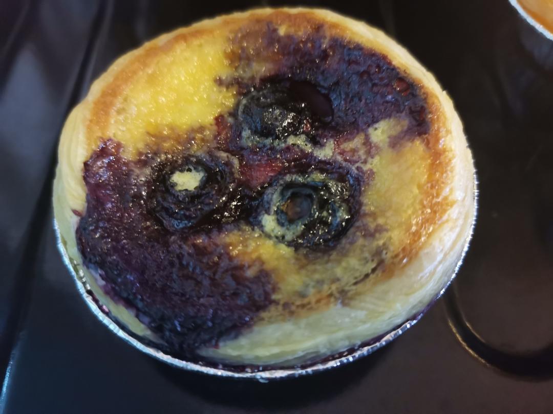 秒杀KFC葡式蛋挞～爆浆蓝莓蛋挞