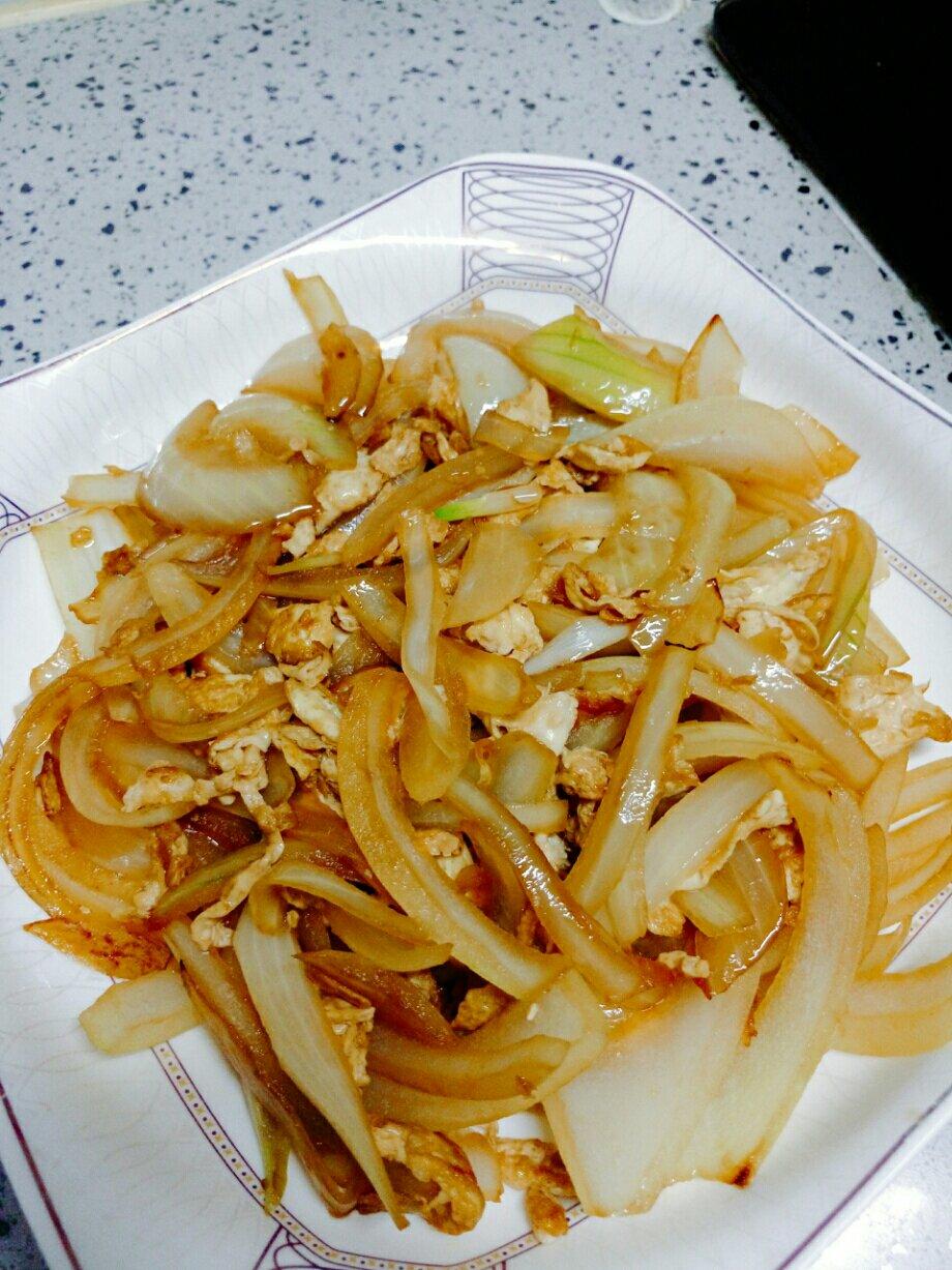 洋葱炒鸡蛋