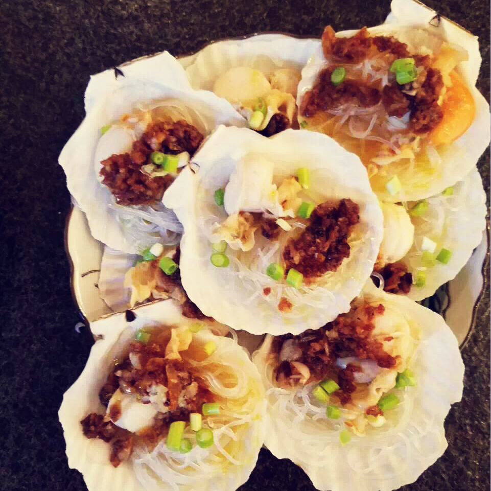 蒜蓉粉丝蒸扇贝