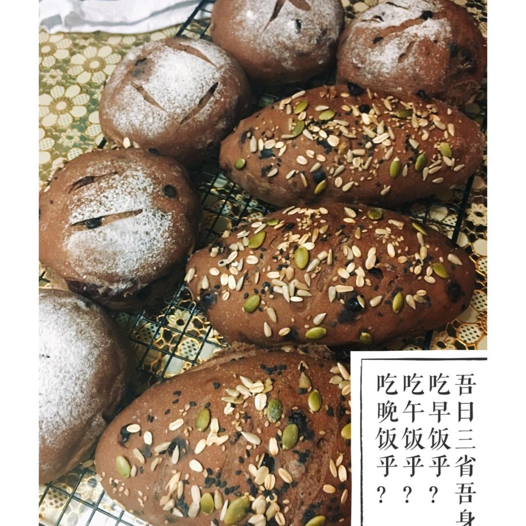 巧克力蔓越莓软欧 Rano Bread