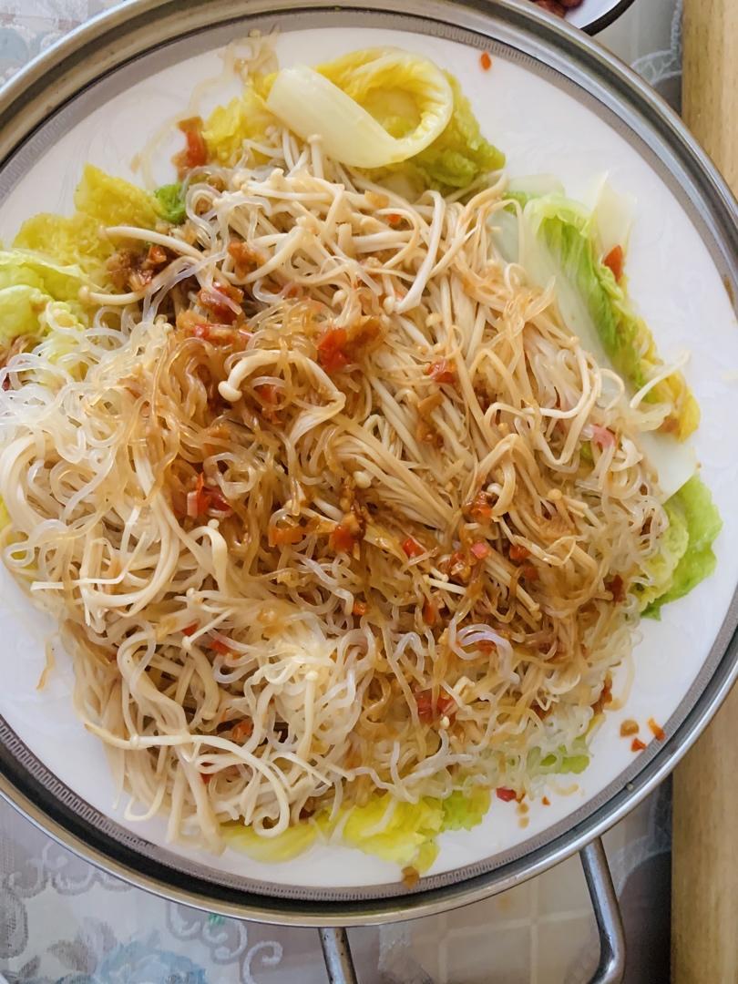 蒜蓉粉丝娃娃菜