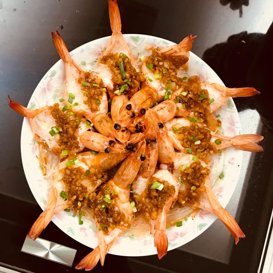 蒜蓉粉丝蒸虾