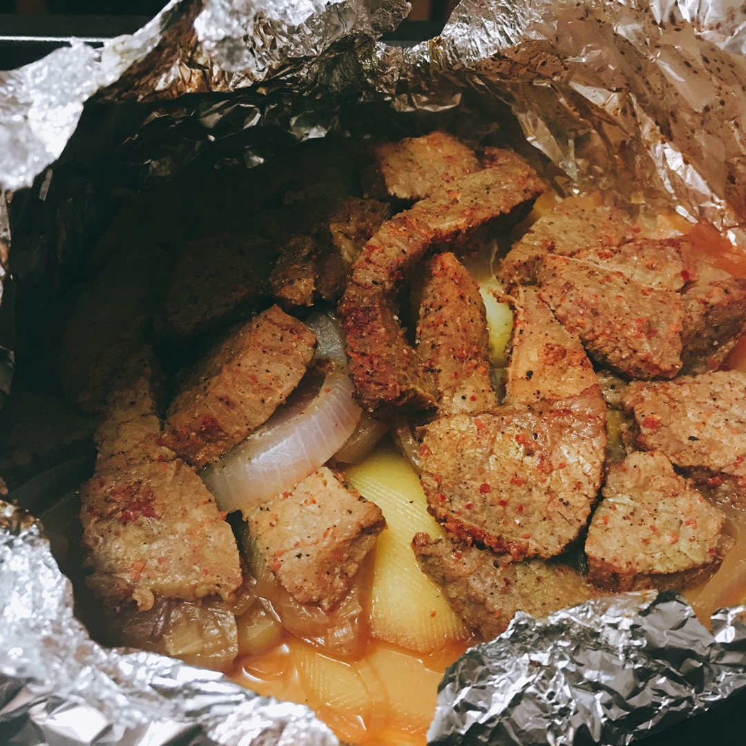 锡纸烤牛肉