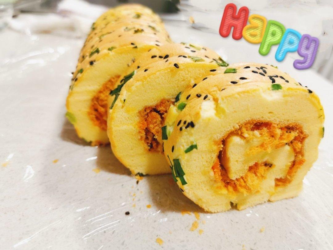 香葱肉松蛋糕卷