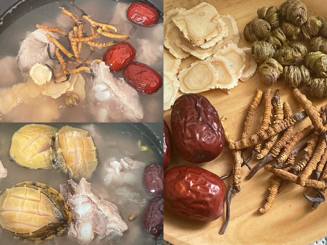 冬虫夏草石斛鲍鱼排骨汤（煲汤）的做法