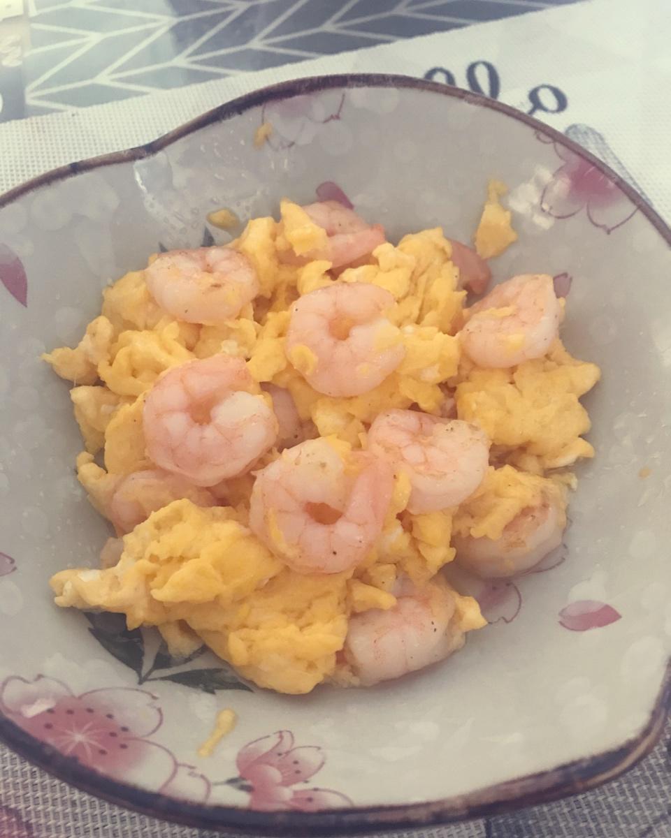 虾仁无需蛋清淀粉上浆也爽口及蛋超嫩的滑蛋虾仁