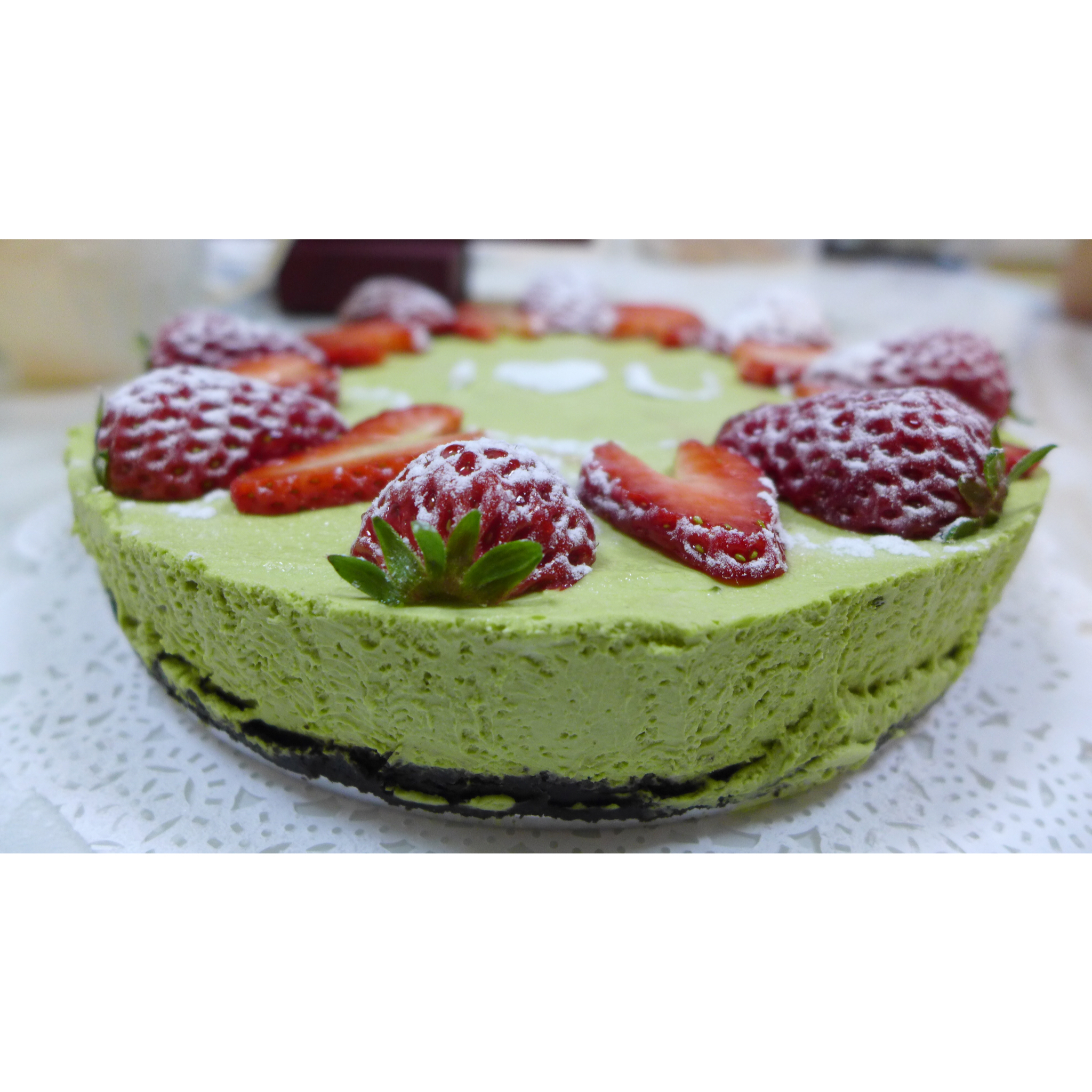 🍵抹茶芝士蛋糕（免烤简约版）