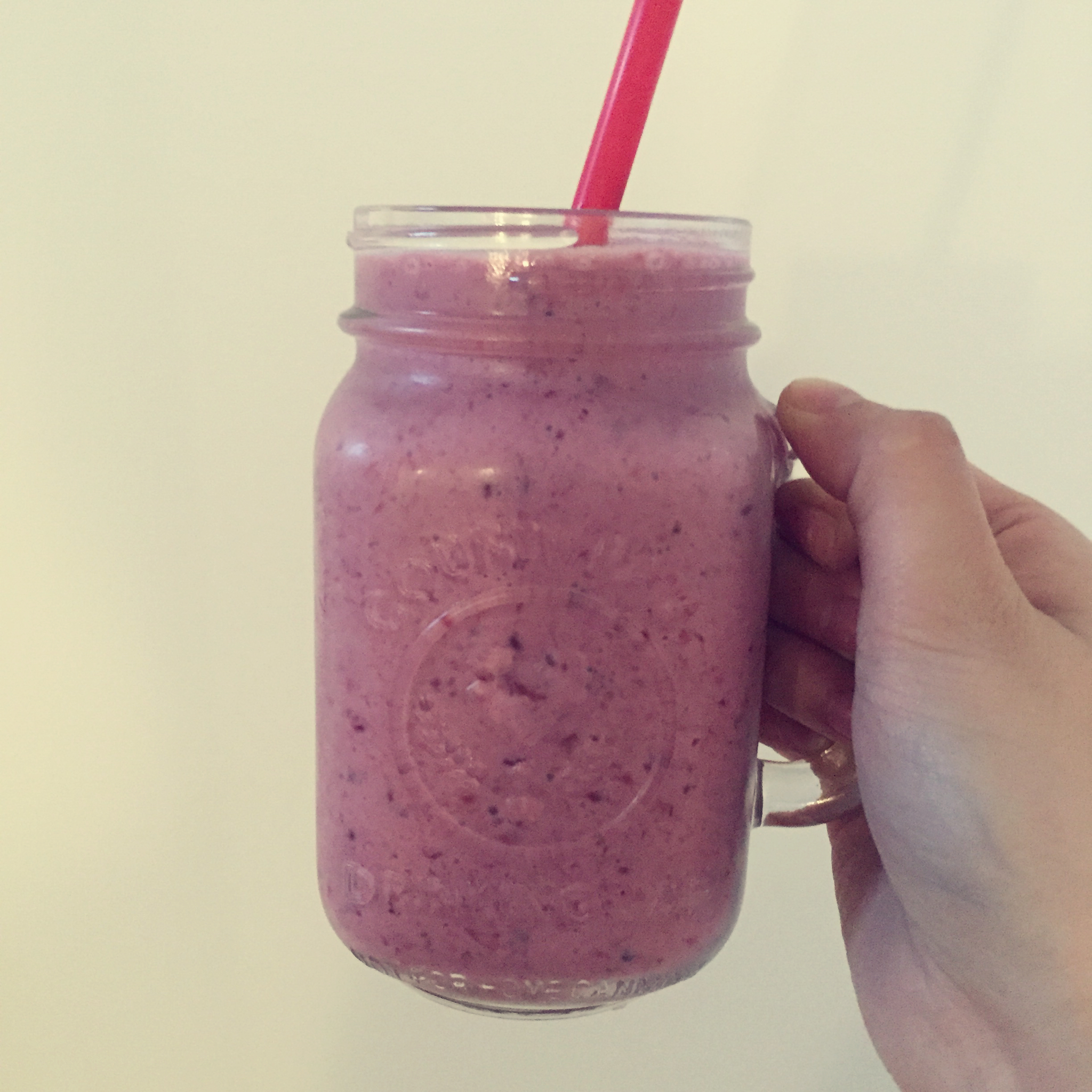 香蕉草莓果昔smoothie思慕雪