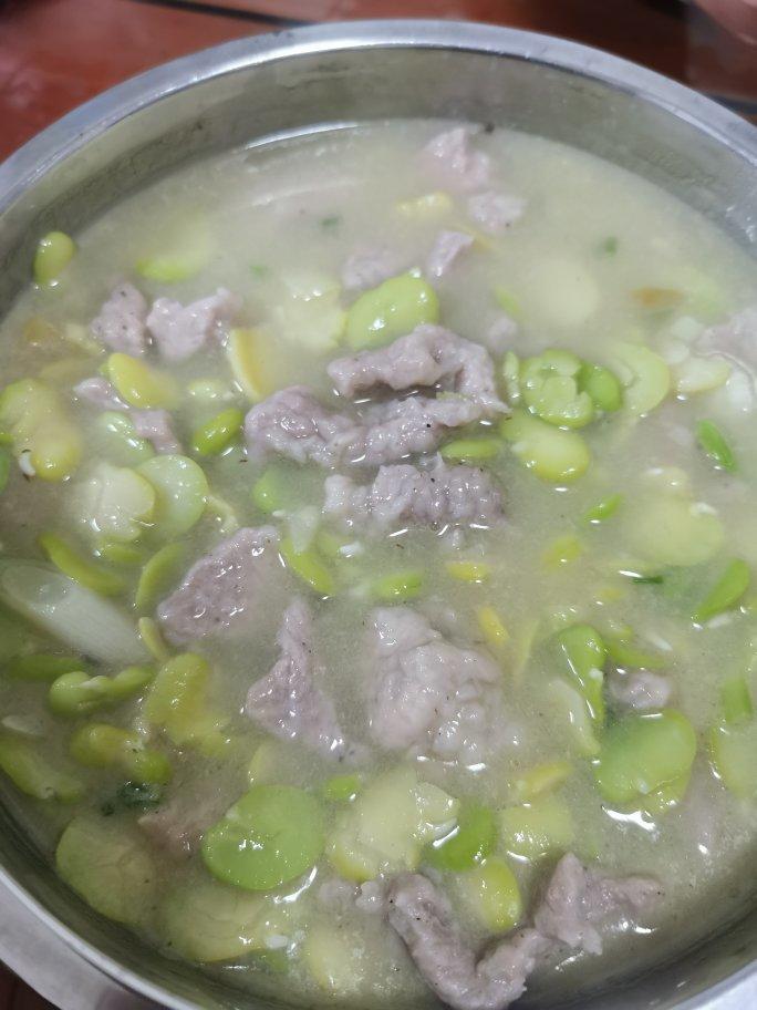 胡豆瓣肉片汤