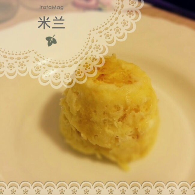 懒人食|1分钟微波炉柠檬酸奶小蛋糕（无油低脂版）