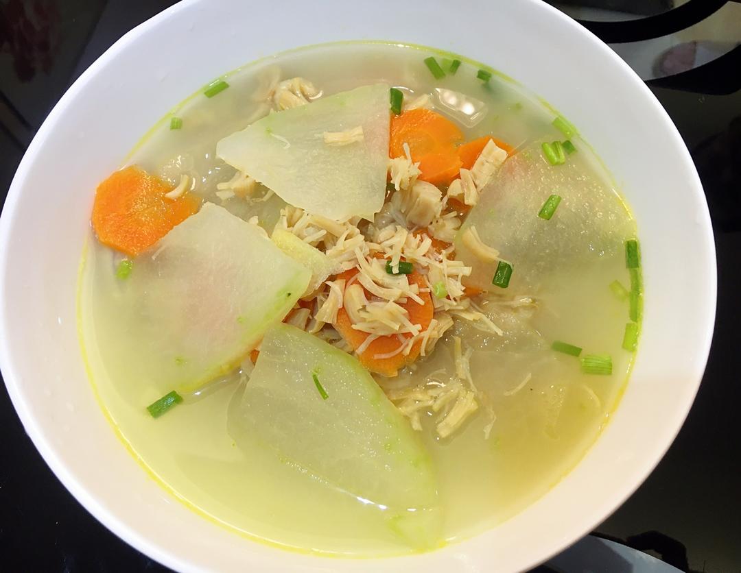 增强人体免疫力-抗疫食谱之干贝海米炖冬瓜