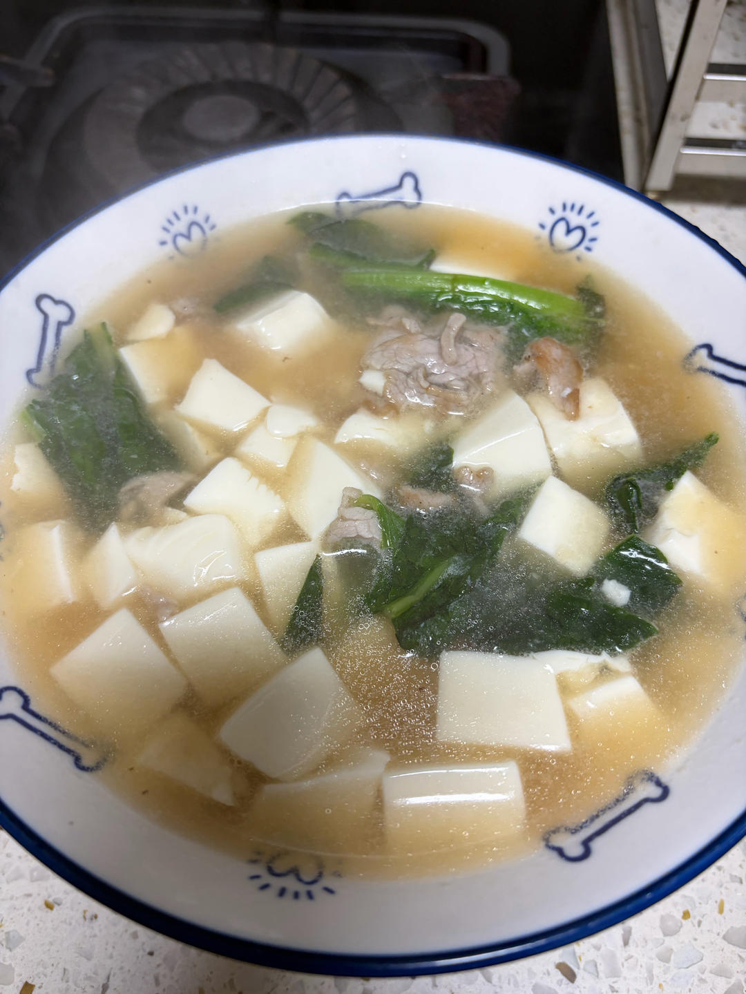 豆腐肉片汤