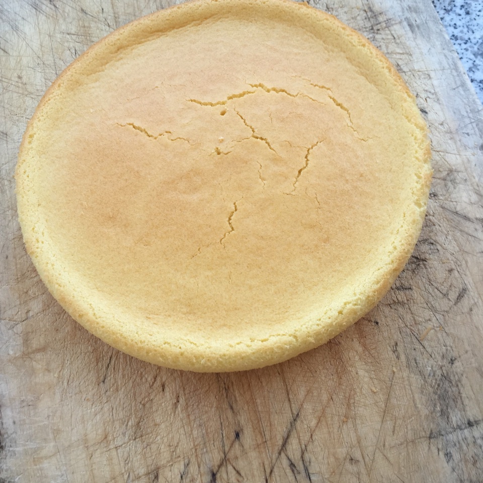 6寸原味戚风蛋糕