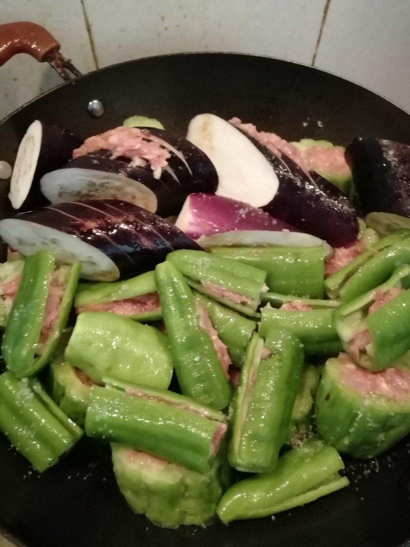 客家酿三宝（酿苦瓜，茄子，辣椒）