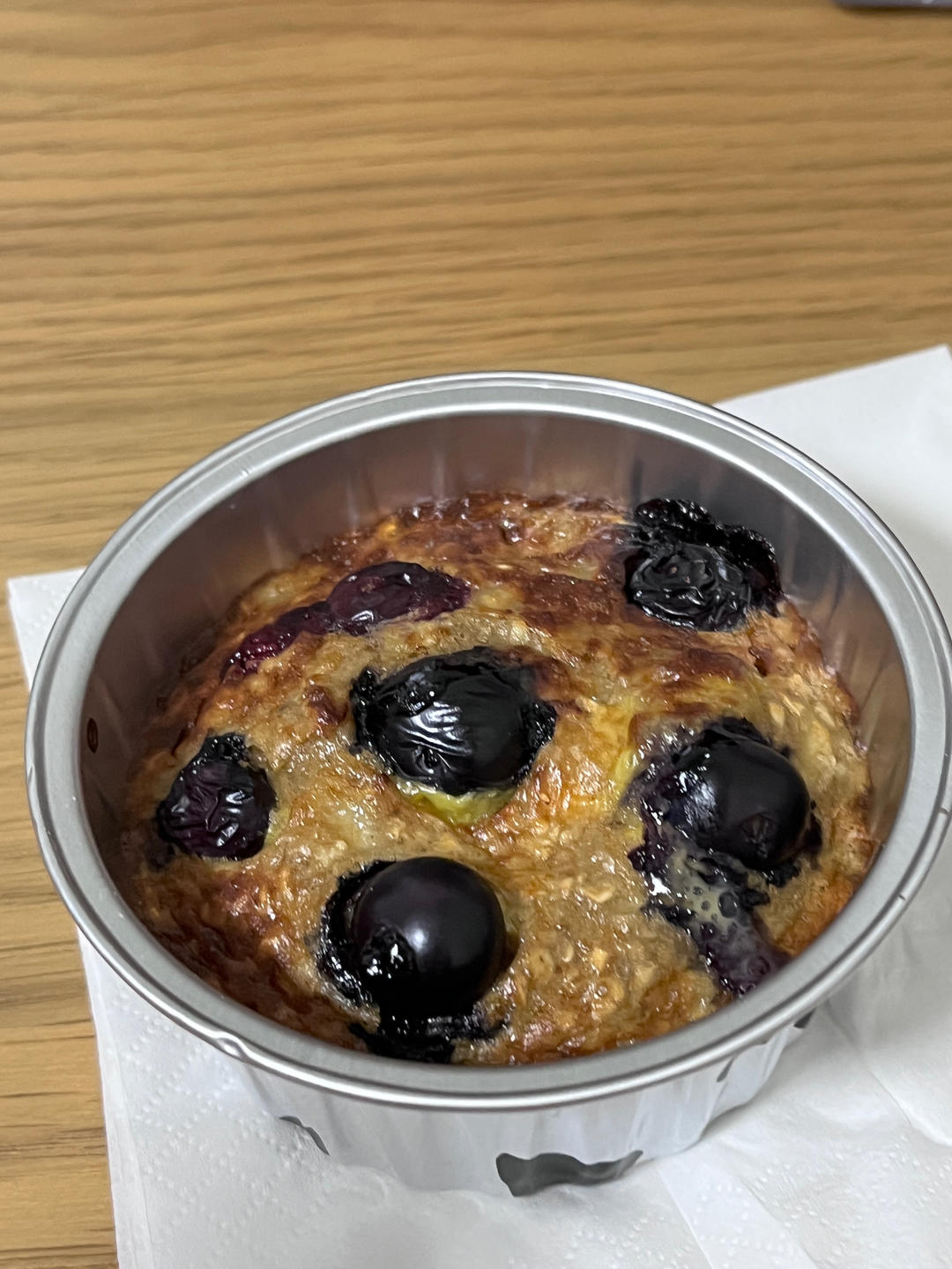 香蕉燕麦蛋糕｜5分钟懒人减脂｜空气炸锅