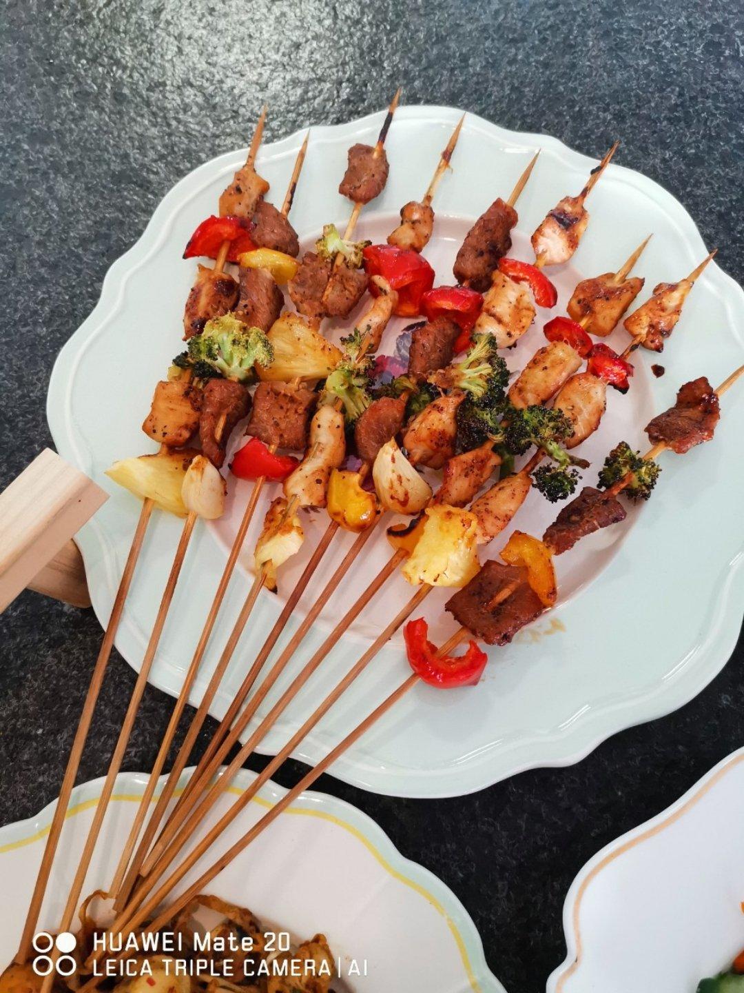 彩椒烤肉串—减脂蛋白