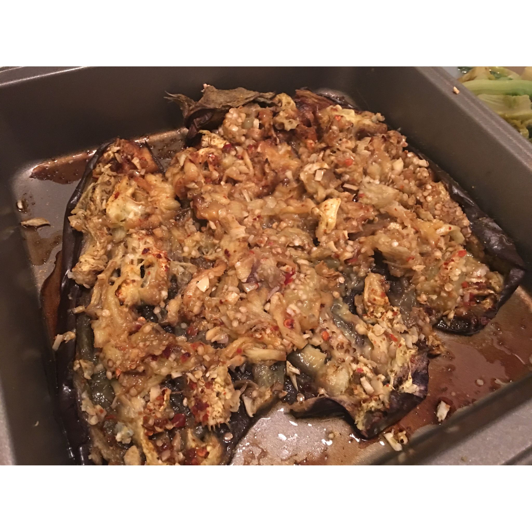 蒜泥烤茄子