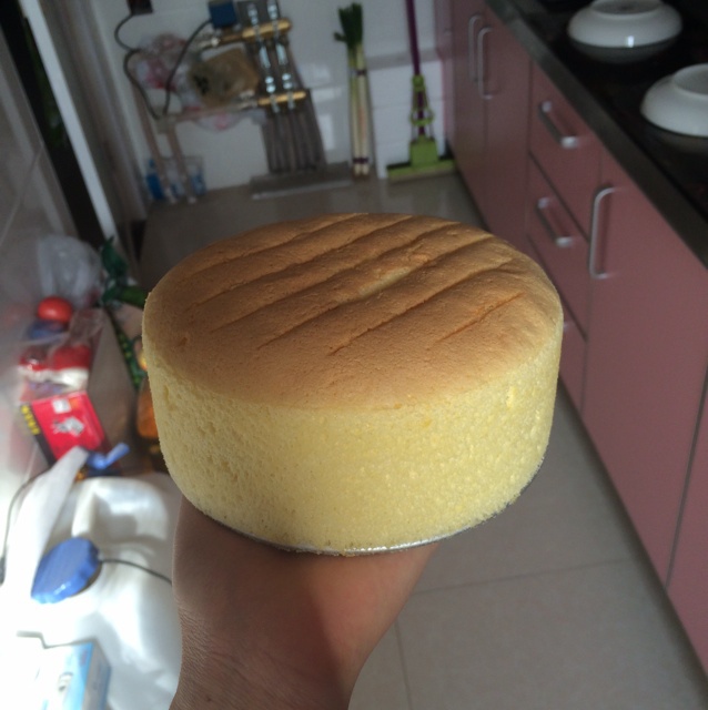 6寸原味戚风蛋糕