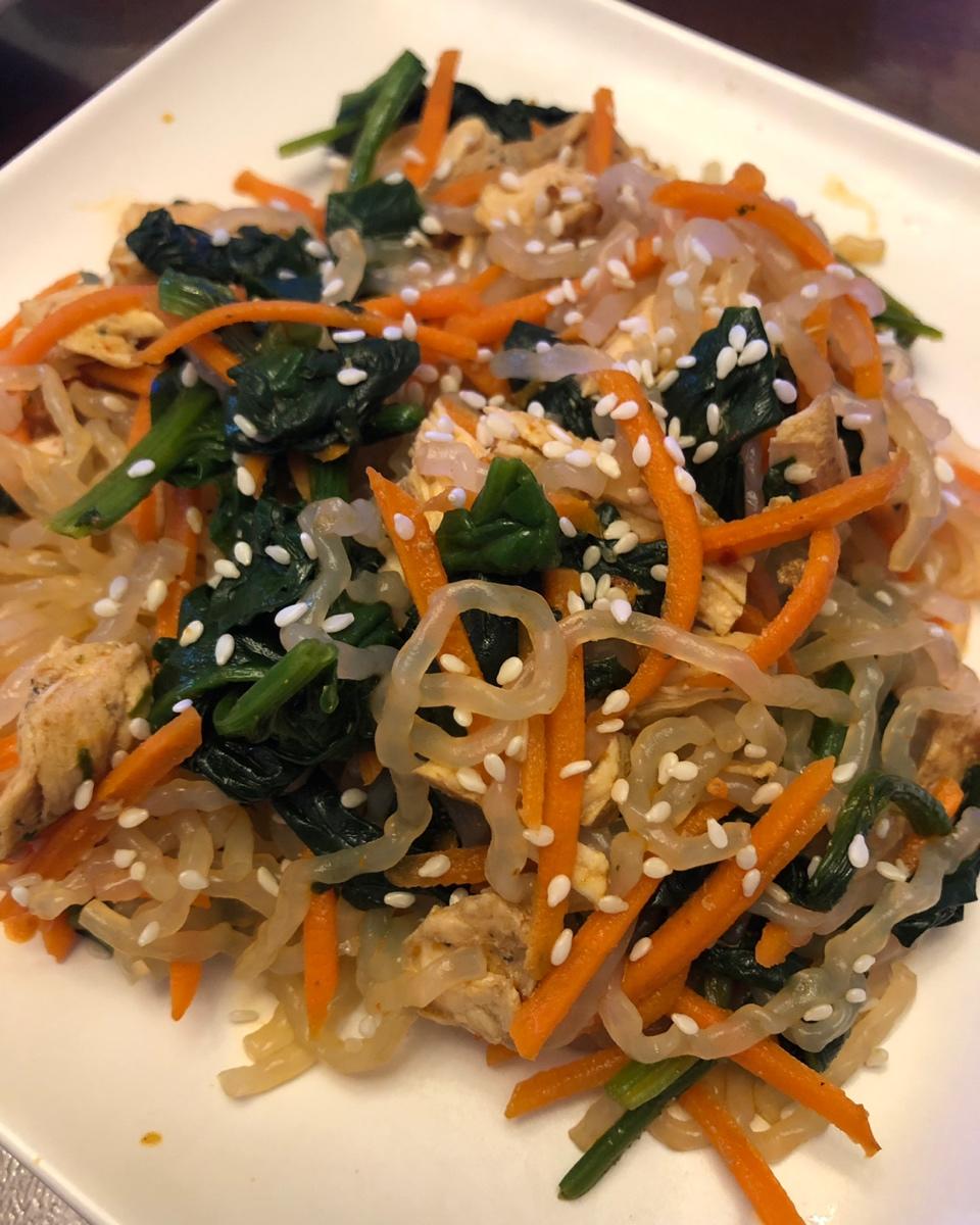 凉拌菠菜