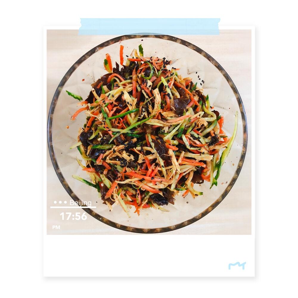 减脂健身｜凉拌手撕鸡丝（香辣&麻油版）