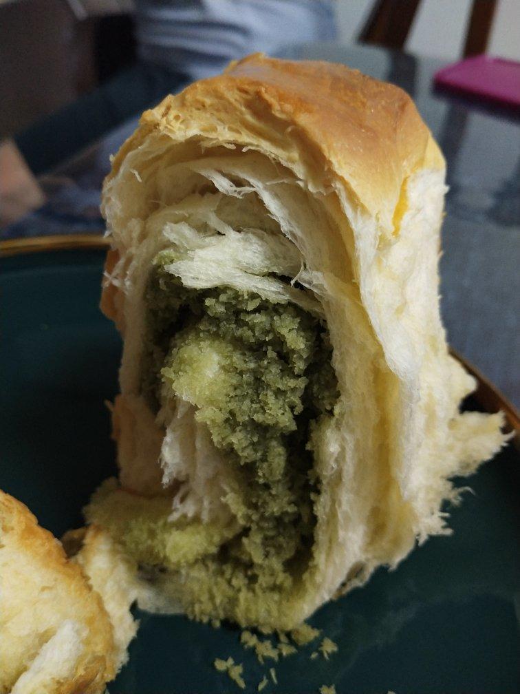 抹茶奶酥土司