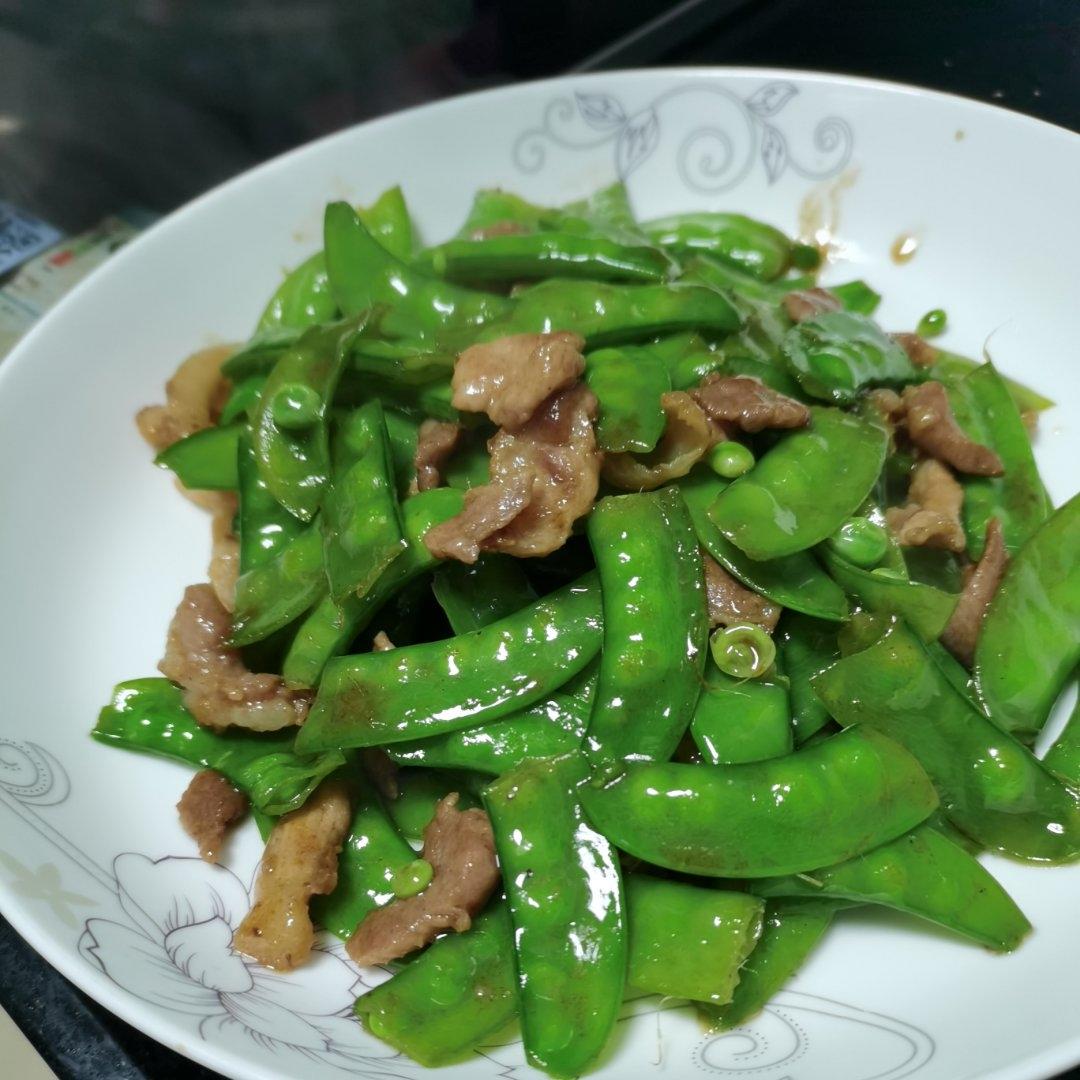 荷兰豆炒肉