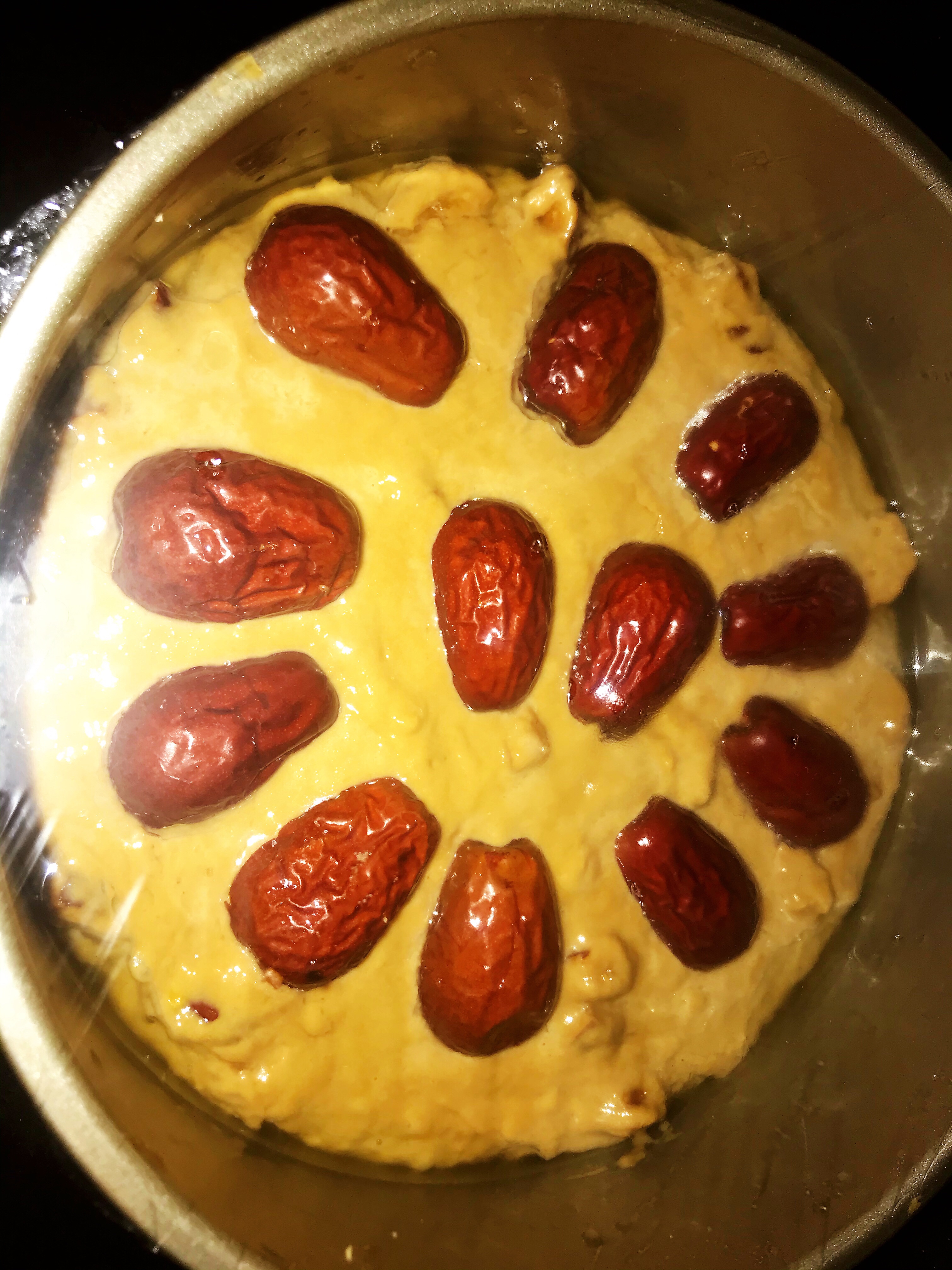 红枣发糕（8寸模具制，不用烤箱）