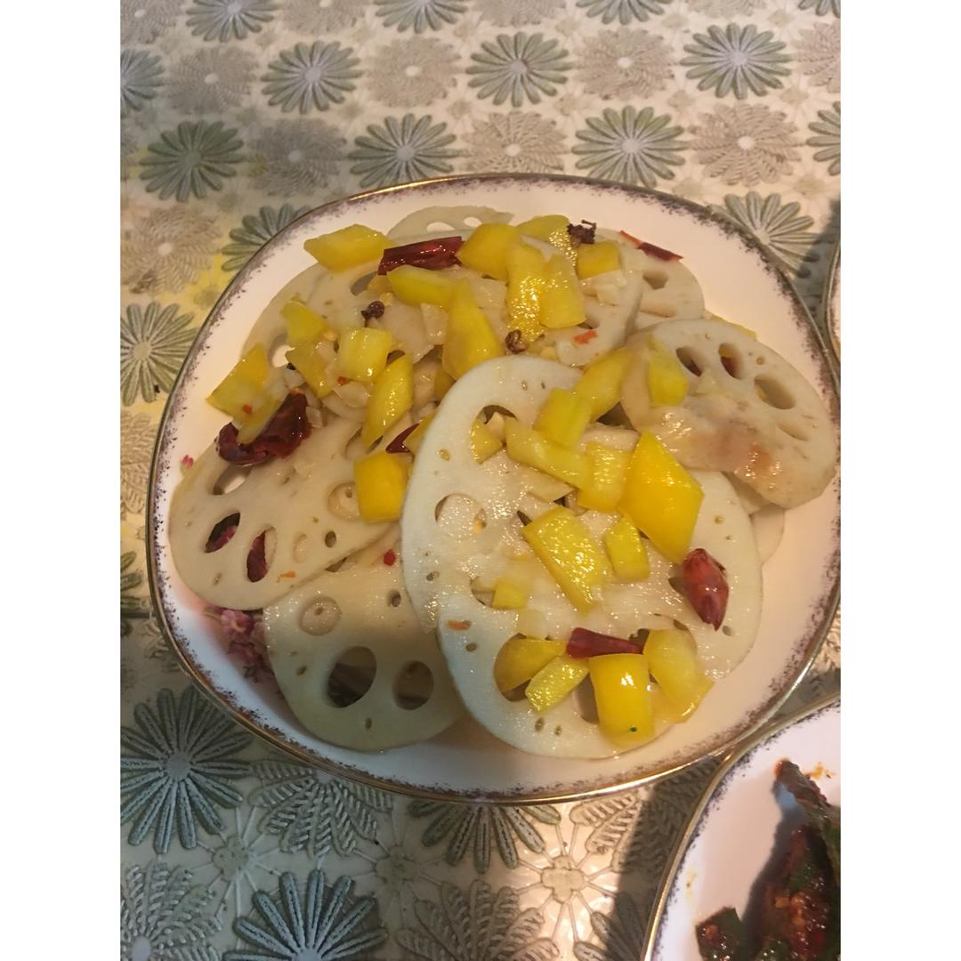 凉拌藕片