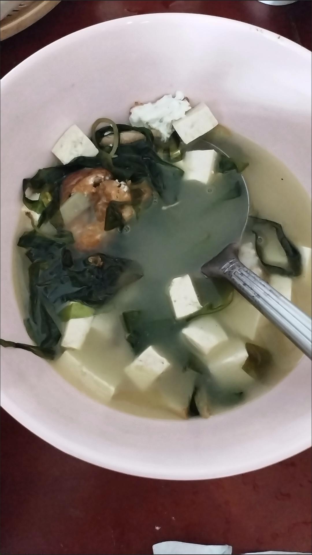 减脂海带苗豆腐汤