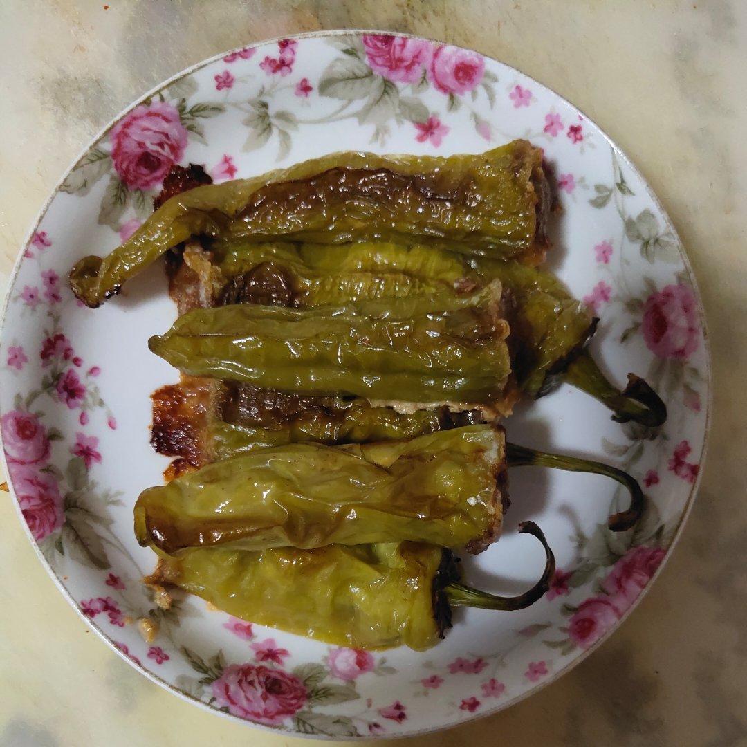 虎皮尖椒酿肉（空气炸锅/烤箱版）