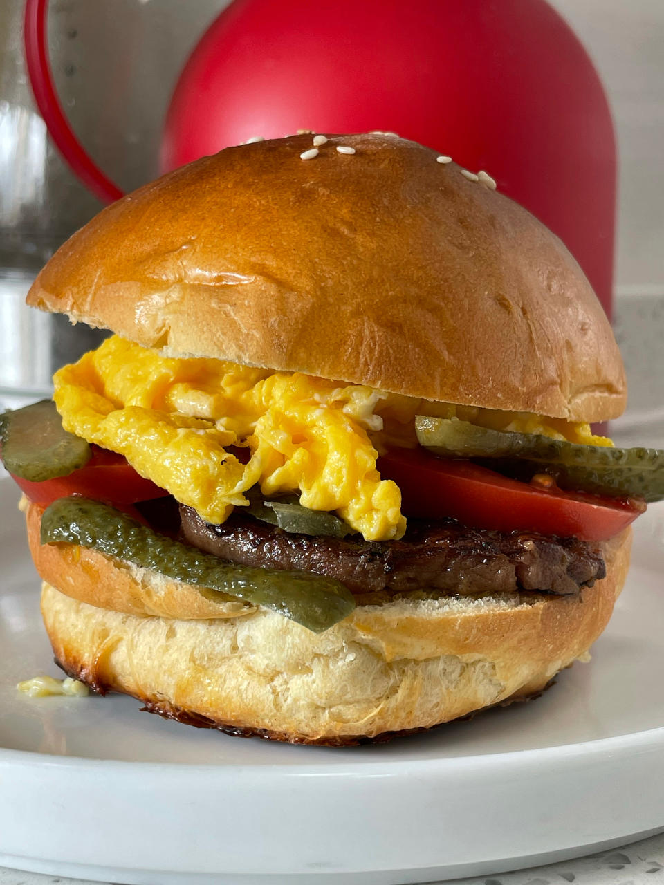 最正宗的美式汉堡胚配方，媲美汉堡王（汤种法）