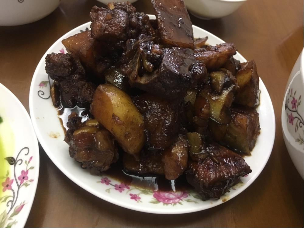 土豆炖排骨