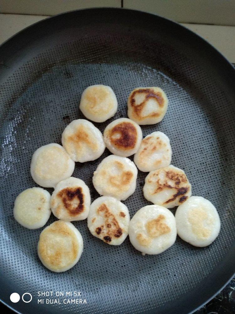 平底锅煎汤圆