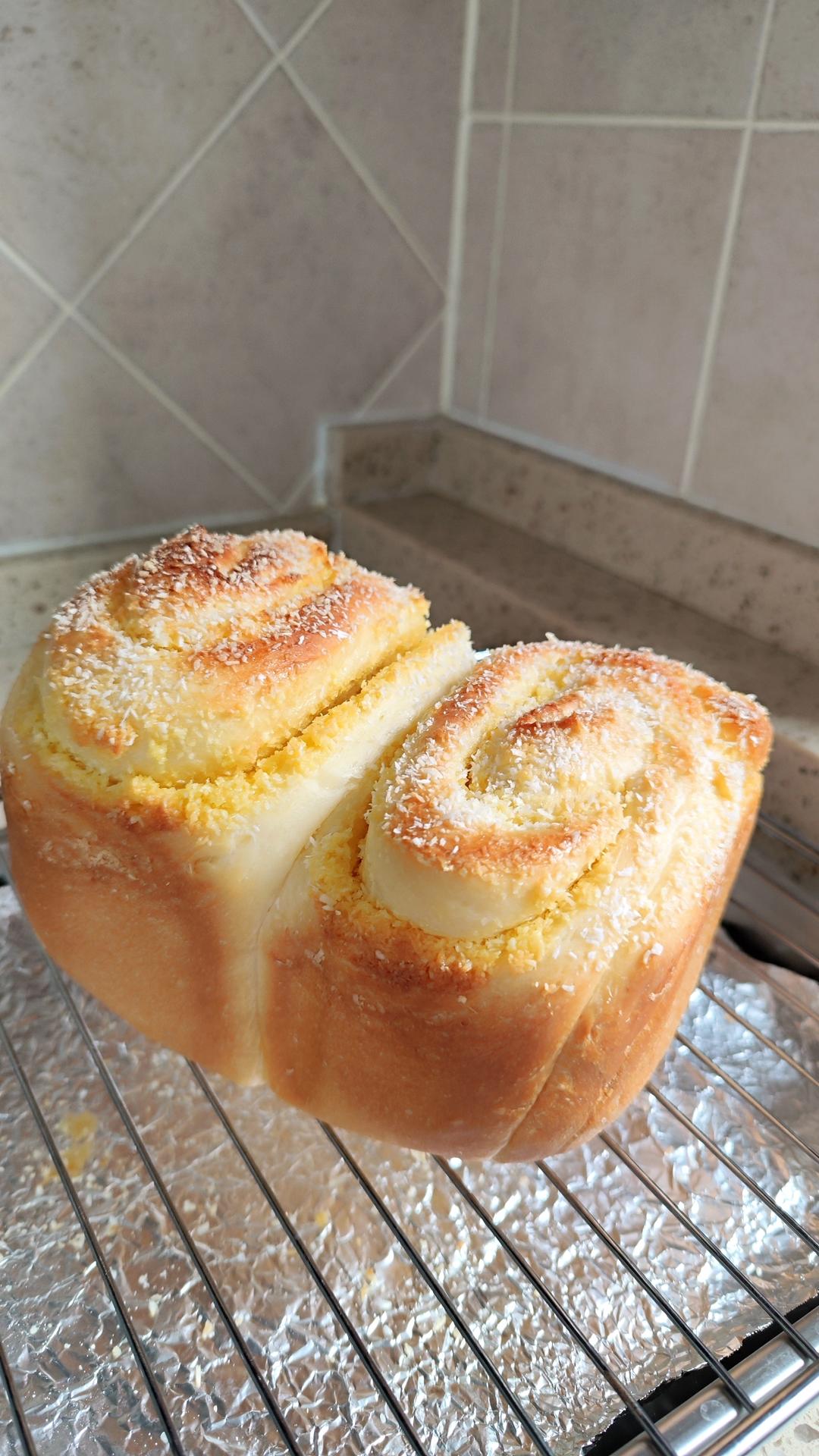 面包机做椰蓉吐司