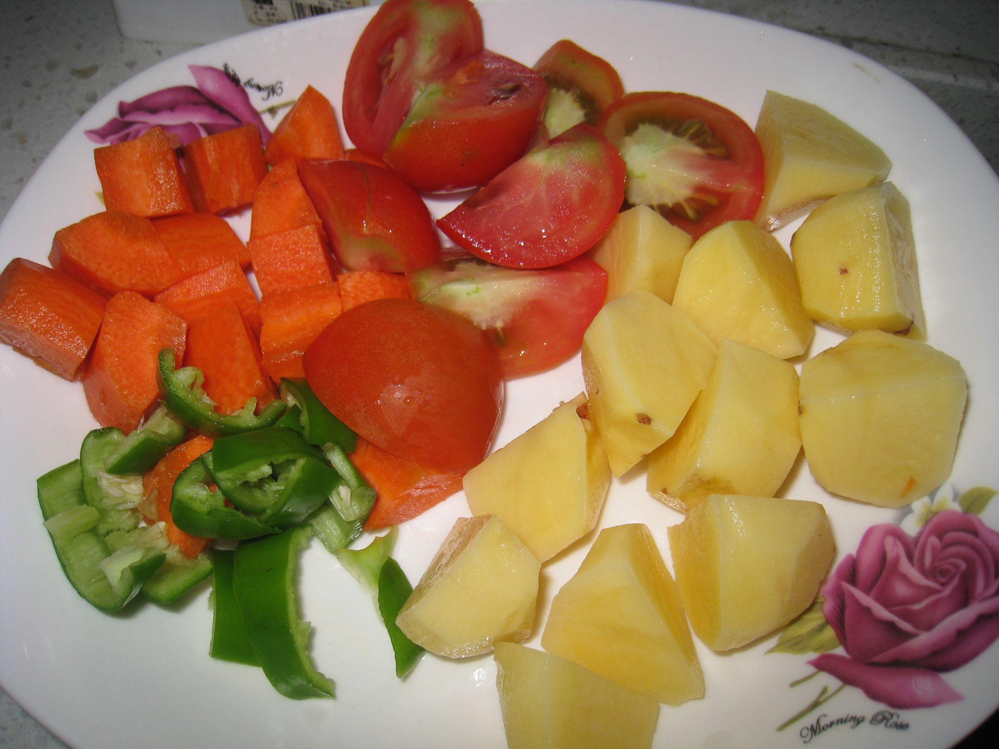 云腿野菌蔬菜汤的做法 步骤3