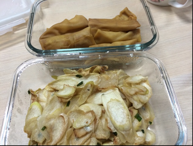 茭白炒肉片