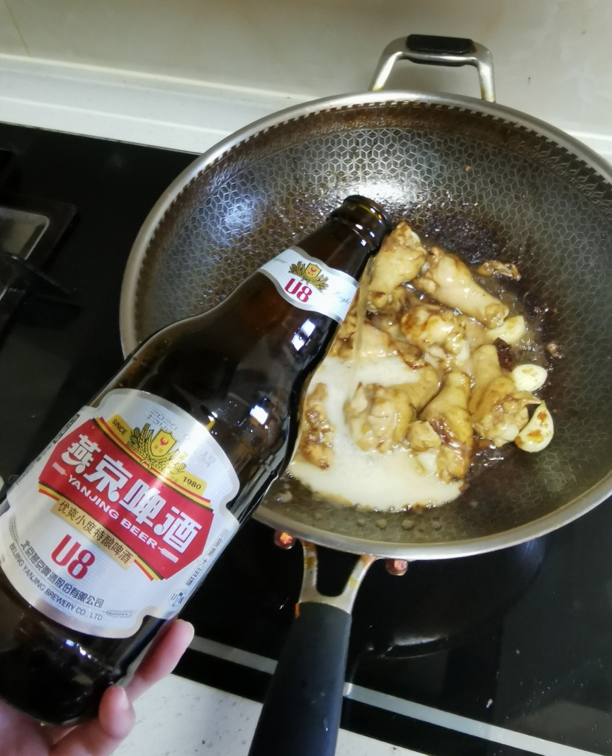 醇香啤酒鸡翅根烧土豆的做法 步骤9