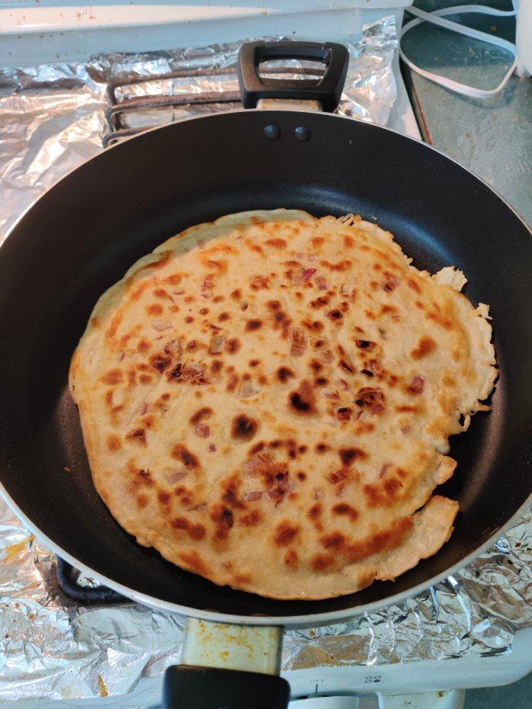 简单快手蔬菜鸡蛋煎饼